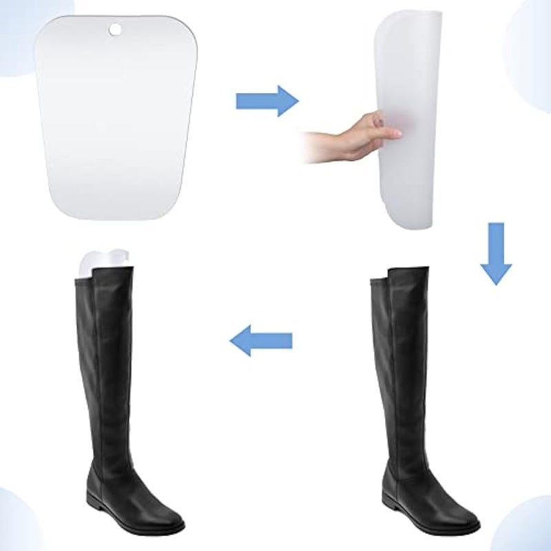 8 عبوات من حشوات شكل الحذاء الطويل للنساء والرجال - Image 3